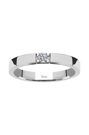 انگشتر برلیان سفید 14 عیار Sirius Pırlanta - کد 74148623