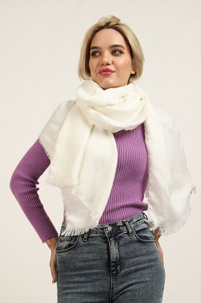 شال گردن سفید زنانه اکریلیک MAYA STORE - کد 63063018