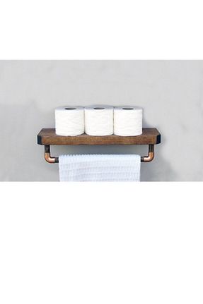 نظم دهنده حمام قهوه ای چوب WOODENSA - کد 64798767