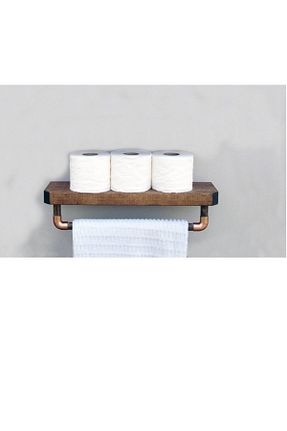 نظم دهنده حمام قهوه ای چوب WOODENSA - کد 64798767
