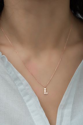 گردنبند نقره صورتی زنانه 925 عیار dzgsilver - کد 64980026