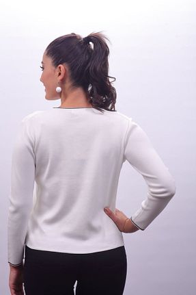 بلوز سفید زنانه رگولار Sude - کد 198365215
