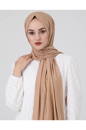 شال قهوه ای زنانه پنبه ای perryscarf - کد 198970564