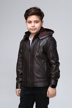 کاپشن قهوه ای بچه گانه رگولار CE-YIL - کد 200116852