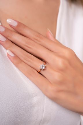 انگشتر جواهر سفید زنانه پوشش لاکی کد 200713555