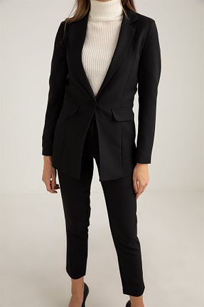 ست بالاتنه و پائین تنه مشکی زنانه بافتنی Denzfashion - کد 106642545