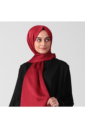 شال زرشکی زنانه شیفون ipekistanbul - کد 58057883