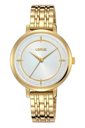 ساعت مچی زرد زنانه 31-35 میلی متر Lorus - کد 201172066