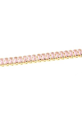 گردنبند استیل ( فولاد ) صورتی زنانه استیل ضد زنگ OLİVER WEBER SWAROVSKİ - کد 200147083