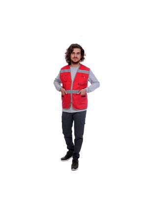 لباس ایمنی کار قرمز FORMTEKS - کد 200379956
