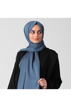 شال آبی زنانه شیفون ipekistanbul - کد 58064064