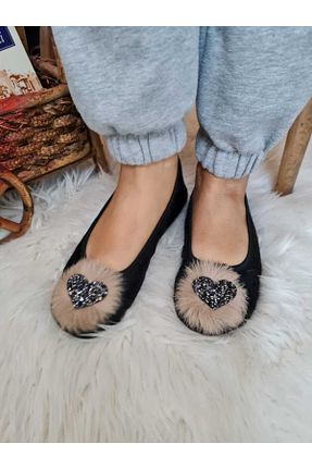 پاپوش بژ زنانه پارچه ای Babet Merkezi - کد 202117791