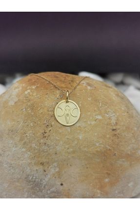 گردنبند نقره طلائی زنانه 925 عیار N!da Jewelry - کد 196513764