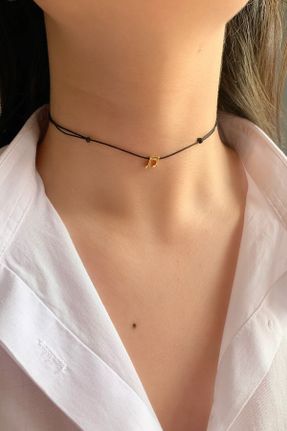 گردنبند جواهر مشکی زنانه کد 110520876
