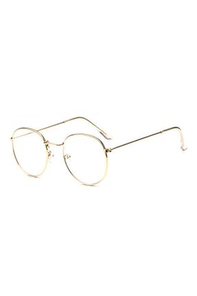 عینک آفتابی طلائی زنانه UV400 modam saat - کد 63315442