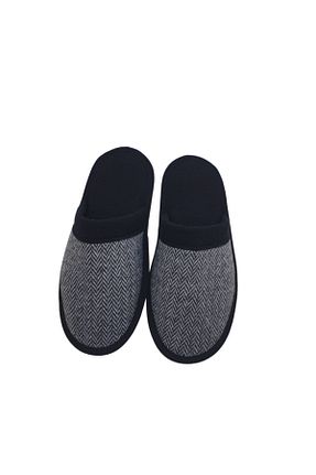 دمپائی خانگی مشکی مردانه پارچه ای Moda İkiz - کد 203765874