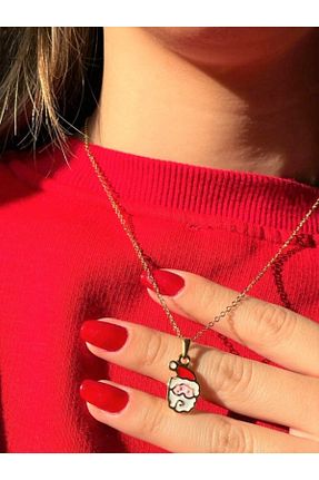 گردنبند جواهر طلائی زنانه روکش طلا soiestore - کد 204505560