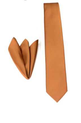 کراوات قهوه ای مردانه پارچه نساجی İnce کد 204538074