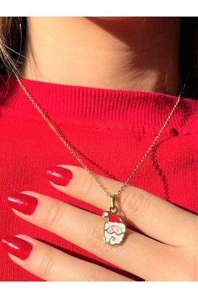 گردنبند جواهر طلائی زنانه روکش طلا soiestore - کد 204505560