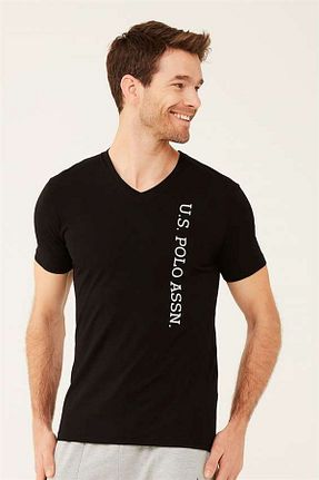 تیشرت مشکی مردانه رگولار U.S. Polo Assn. - کد 99979492