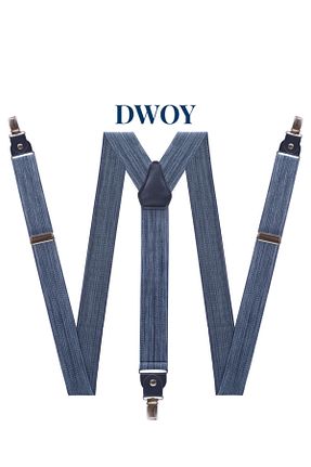 آویز شلوار آبی زنانه لیکرا DWOY - کد 36950703