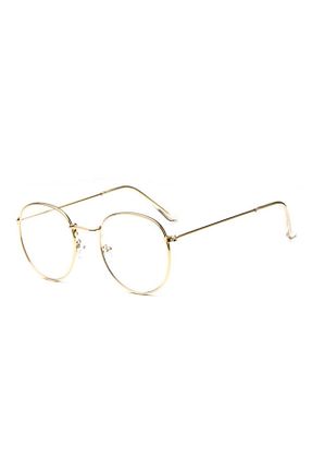 عینک محافظ نور آبی طلائی زنانه شیشه UBK Eyewear - کد 202462619