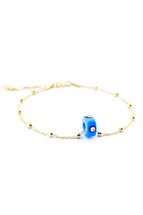 دستبند نقره طلائی زنانه 925 عیار Doğan Silver - کد 94791000
