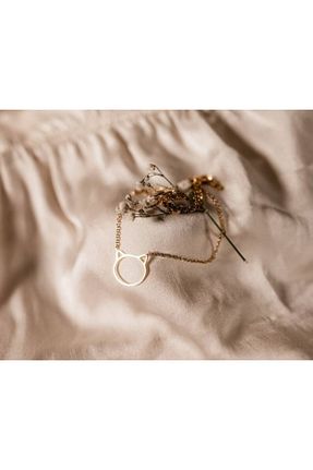 گردنبند نقره طلائی زنانه 925 عیار Nida Jewelry - کد 203352153