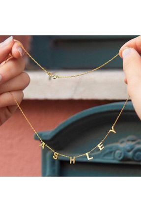 گردنبند نقره طلائی زنانه 925 عیار Nida Jewelry - کد 203953555