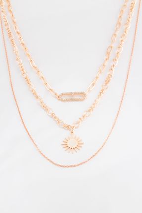 گردنبند جواهر طلائی زنانه پوشش زاماک کد 204948863