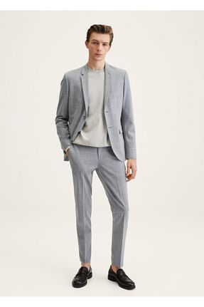 کت طوسی مردانه Blazer MANGO Man - کد 205132476