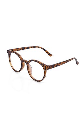 عینک محافظ نور آبی قهوه ای زنانه 50 UV400 کد 184338326
