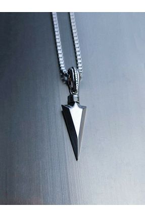 گردنبند جواهر مردانه روکش نقره The Collection - کد 123392134