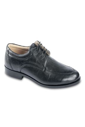 کفش کلاسیک مشکی مردانه چرم طبیعی کد 206646205