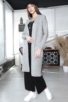 رویه طوسی زنانه اکریلیک AVORWE - کد 206587543
