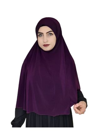 روسری بنفش پنبه پلی استر R&S modibone - کد 162967203