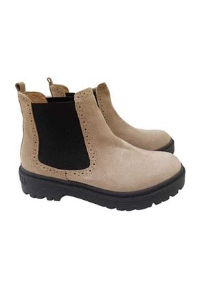 بوت / نیم بوت بژ زنانه چرم خالص RODEM - کد 66468358