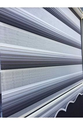 پرده کشوئی طوسی Zebra yağmur zebra - کد 47136028