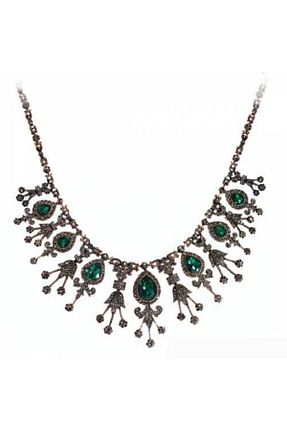 گردنبند جواهر طلائی زنانه برنجی Aşina Gümüş - کد 65070493