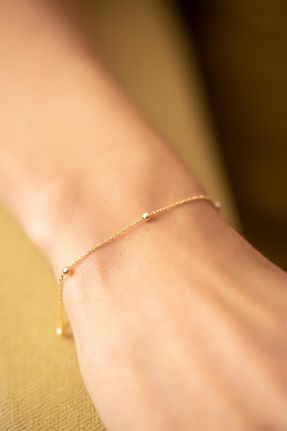 دستبند جواهر نارنجی زنانه İsabella Accessories - کد 65393122