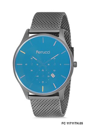 ساعت مچی طوسی مردانه فلزی Ferrucci - کد 36882679