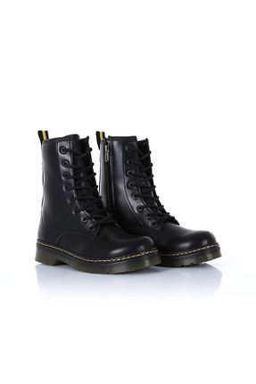 بوت / نیم بوت مشکی زنانه چرم مصنوعی sothe shoes - کد 39647124