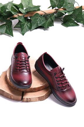 کفش کلاسیک زرشکی زنانه چرم مصنوعی The Hope Shoes - کد 204292428