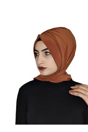 شال نارنجی زنانه پلی استر کد 89731461