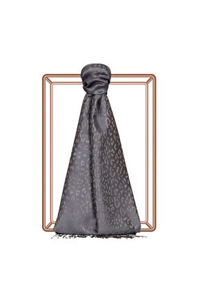 شال طوسی زنانه ابریشم ipekevi - کد 207972058