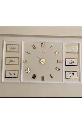 ساعت دیواری طلائی 50 x 60 Genel Markalar - کد 84692833