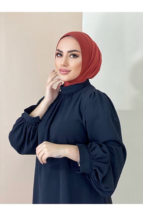 شال قهوه ای زنانه پنبه ای R&S modibone - کد 208430349