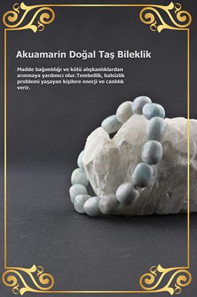 دستبند جواهر آبی زنانه سنگ طبیعی OSMANLI DEĞERLİ TAŞ - کد 186478039
