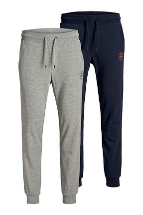 شلوار کرمگن طوسی مردانه Relaxed Jack & Jones - کد 208012229