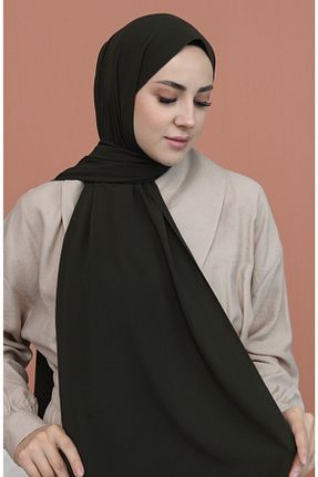 شال خاکی زنانه Medine İpeği Sedef - کد 208392941